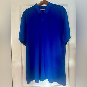 Nike Dri Fit Golf Polo Shirt, Men’s Size XL, Blue